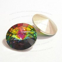 2x Swarovski Elements Rivoli Stone Crystal 1122 Vitrail Medium 14mm