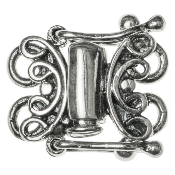 1x Bali Sterling Silver Butterfly 2 strand Pearl Box Clasp
