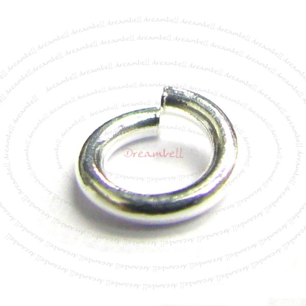 20x Open Jump Rings 925 Sterling Silver Wire 5mm 19GA