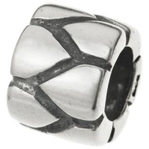 Antique Sterling Silver Heart Flower Endless Love Bead for European Charm Bracelets