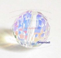 6x Swarovski 5003 Crystal Elements AB Round Disco Ball 8mm