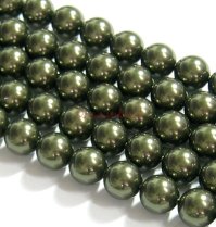 50x Swarovski Elements Crystal Pearls 5810 Round Dark Green 3mm