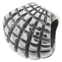 STERLING SILVER SEA Shell Bead for European Charm Bracelets 10mm