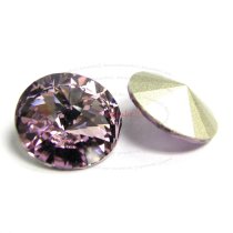 2x Swarovski Elements Rivoli Stone Crystal 1122 Light Amethyst 14mm