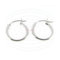 2x Sterling Silver Hoop Chandelier Earrings for European Dangle Bead Charm