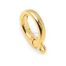 1x 14k Gold SILVER Pearl Bail CLASP Shortener Enhancer