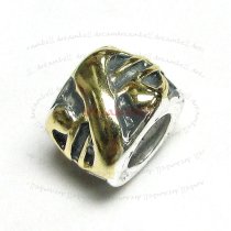 14k gold Plated 925 Sterling Silver Silver DOLLAR SIGN LOGO Bead for European Charm Bracelets