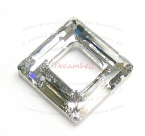 Swarovski Elements 4439 Square Frame Clear AB 20mm (Cal V Si)