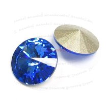 6x Swarovski Elements Rivoli Stone Crystal 1122 Sapphire 12mm