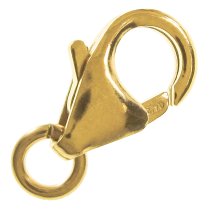 1X 14k gold filled LOBSTER Trigger CLASP BEAD OPEN JUMP RING 10mm