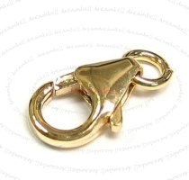 1X 14k gold filled LOBSTER Trigger CLASP BEAD OPEN JUMP RING 10mm