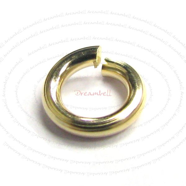 10x 14K Gold Filled Open Jump Rings 5mm 18 gauge Wire