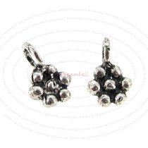 10x Bali Sterling silver Daisy Flower Dangles charms Beads 4mm