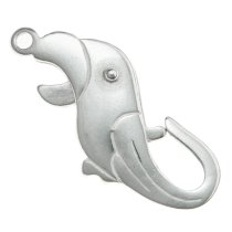 1x Sterling Silver BRIGHT PARROT LOBSTER CLASP BEAD