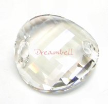 1 Swarovski Elements Crystal 3221 Twist Sew-on Moonlight 28mm