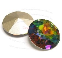 1x Swarovski Elements Cabochon Round Stone Crystal 1201 Vitrail Medium 27mm