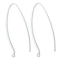 925 Sterling Silver Earwires French Hook Dangle Earring Connector