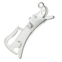 1x Sterling Silver BRIGHT DOG LOBSTER CLASP BEAD 22.8mm