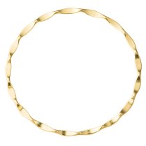 1x 14K Gold plated over STERL SILVER Round Wave hoop Jump ring Connector 30mm