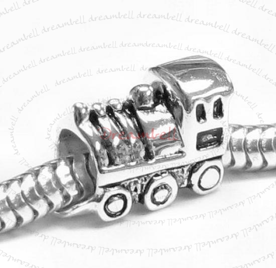Sterling Silver CUTE TRAIN TRAM CAR Bead for European Charm Bracelets