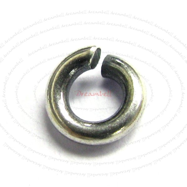 10x Open Jump Rings 925 Sterling Silver Wire 5mm (HEAVY)