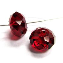 6x Swarovski Crystal Elements 5040 Briolette Bead Rondelle Spacer Siam 6mm