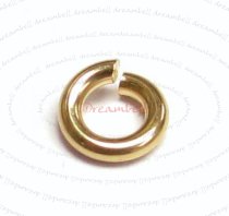 10x 14K Gold Filled Open Jump Rings 4mm 19 gauge Wire (HEAVY)