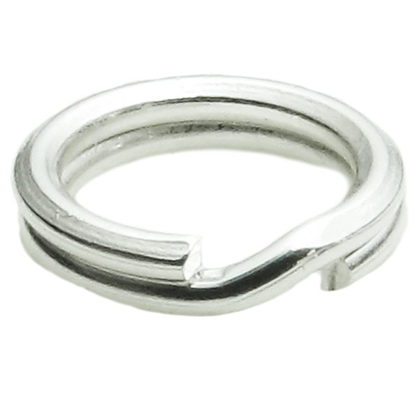 20 Pcs Sterling Silver .925 Round Split Jump Rings Wire 5mm for Charm / Findings