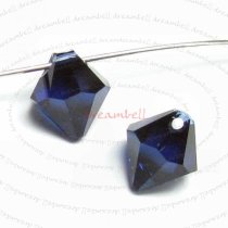 6x Swarovski crystal 6301 Top Drill Bicone Dark Indigo bead 8mm