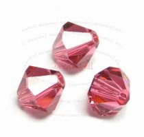 24x Swarovski Elements Bicone Crystal 5301 Indian Pink 6mm