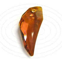 Pegasus Wing Swarovski Crystal 6150 Pendant Copper 30mm