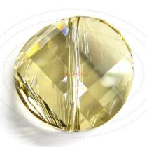1x Swarovski Elements Crystal 5621 Twist Bead Crystal Golden Shadow 18mm