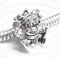 Sterling Silver Cute CLOWN My BABY BOY Bead for European Charm Bracelets