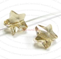 4x Swarovski Elements Crystal 5714 Star Golden Shadow 8mm New