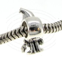 Sterling Silver Little Witch Wizard Dwarf Bead for European Charm Bracelets