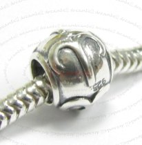Sterling Silver Zodiac HOROSCOPE ARIES Bead for European Charm Bracelets