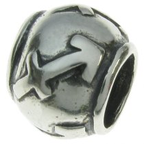 Sterling Silver Zodiac SAGITTARIUS Bead Tube for European Charm Bracelets