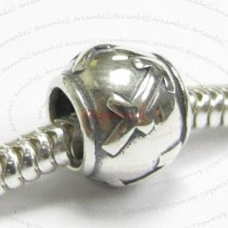 Sterling Silver Zodiac SAGITTARIUS Bead Tube for European Charm Bracelets