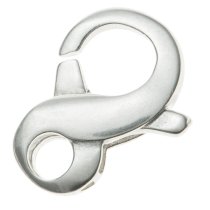 Sterling Silver INFINITY Lobster Clasp 9x14.5mm LARGE