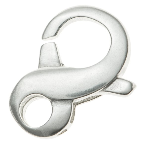 Sterling Silver INFINITY Lobster Clasp 9x14.5mm LARGE