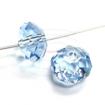 6x Swarovski Crystal Elements 5040 Briolette Bead Rondelle Spacer Aquamarine 6mm