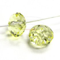 6x Swarovski Crystal Elements 5040 Briolette Bead Rondelle Spacer Jonquil 6mm