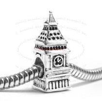 Sterling Silver London BIG BEN CLOCK Bead for European Charm Bracelets