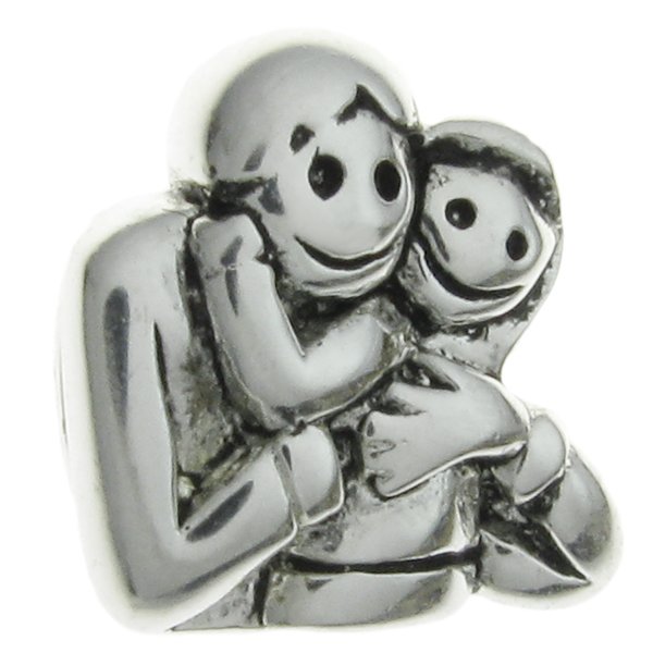 Sterling Silver MY Baby Forever Love Bead for European Charm Bracelets