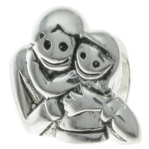 Sterling Silver MY Baby Forever Love Bead for European Charm Bracelets