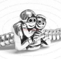 Sterling Silver MY Baby Forever Love Bead for European Charm Bracelets