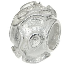 Sterling Silver Leaf Seedling Tree of Life Bead for European Charm Bracelets