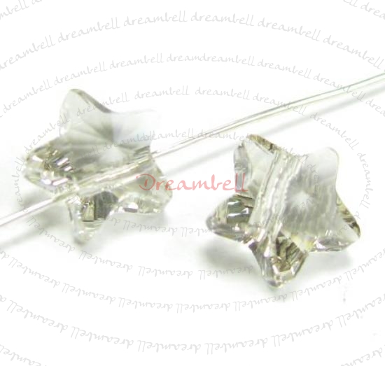 4x Swarovski Elements Crystal 5714 Star Silver Shade 8mm New