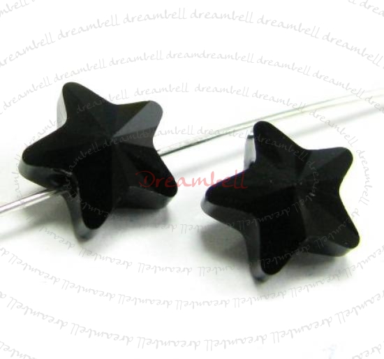 4x Swarovski Elements Crystal 5714 Star Jet 8mm New
