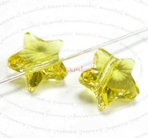 4x Swarovski Elements Crystal 5714 Star Light Topaz 8mm New